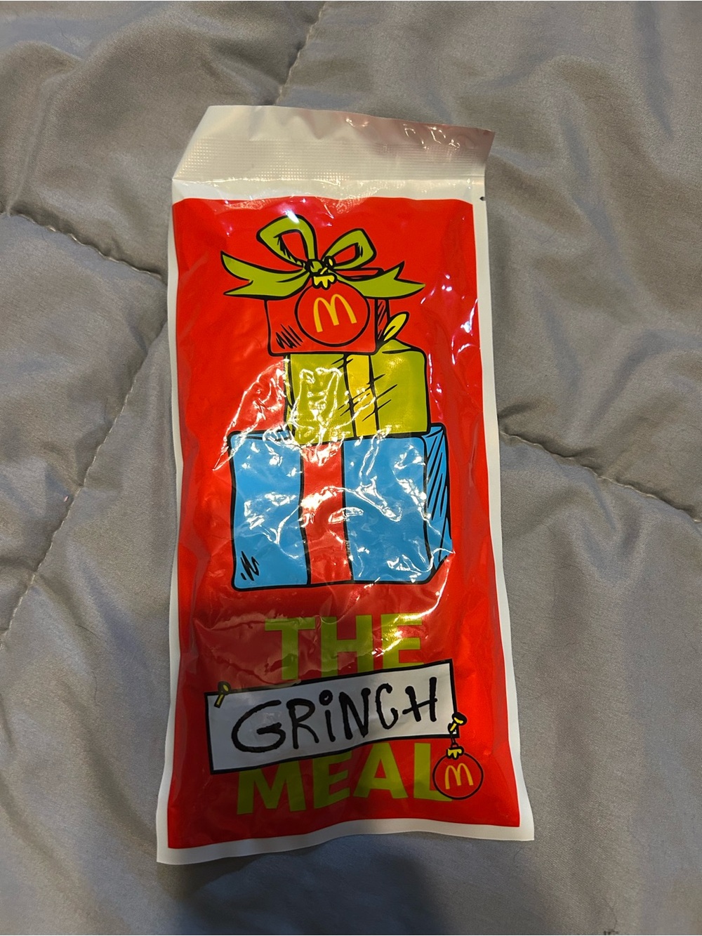 Grinch McDonald’s socks. Blind bag